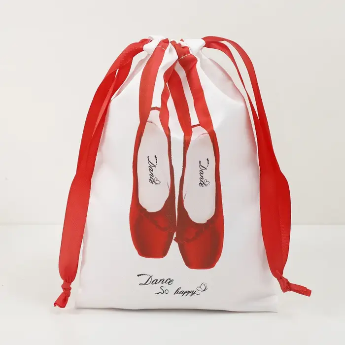 Sac de sport de danse de Ballet rose pour filles, pochette de danse à cordon, sac à dos organisateur