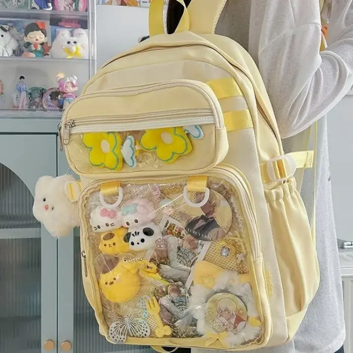 Sac d'école japonais Y2K Comic Con pour femmes