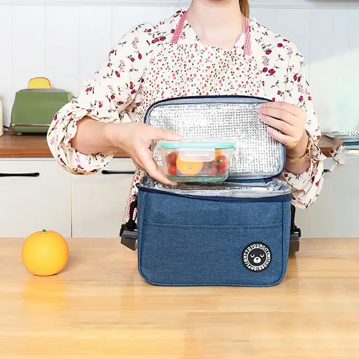 Boîte à lunch isotherme avec sangle pour hommes et femmes