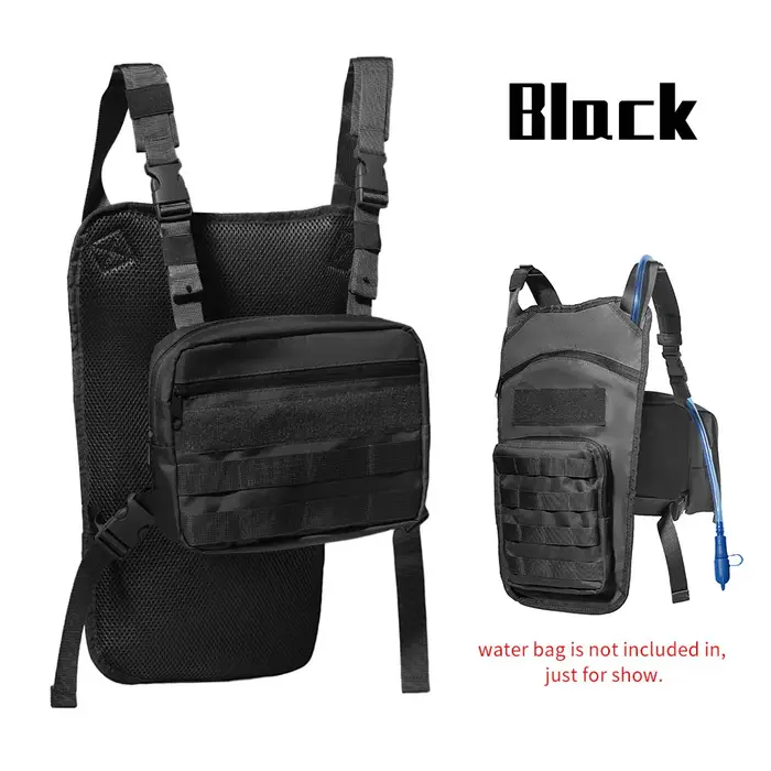 Sac à dos d'hydratation de Sport unisexe, sac de poitrine de Sport, sac à dos pour randonnée, cyclis