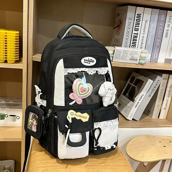 Sac à dos scolaire pour fille, sac à dos pour enfants, adolescents, femmes, sac d'école primaire, sa