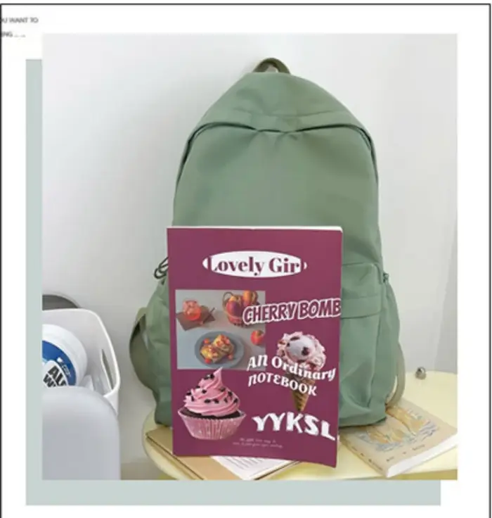 Nouveaux sacs d'école personnalisés nom personnalisé broderie grande capacité en Nylon étudiant sac à dos adultes