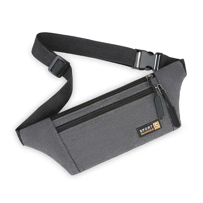 Nouvelle Collection Sacs Banane Multi-Poches pour Femme/Homme, Sacs de Ceinture en Toile, Sacs de Hanche, Portefeuilles Décontractés