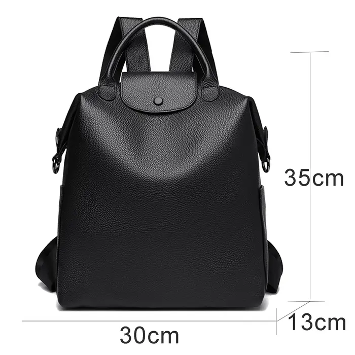 Sac à dos en cuir pour femme, série classique française tendance, sac de voyage pour adulte, impermé