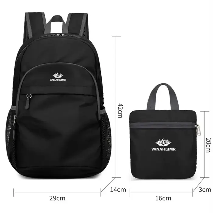 Sac à dos pliable de haute qualité 20~35L