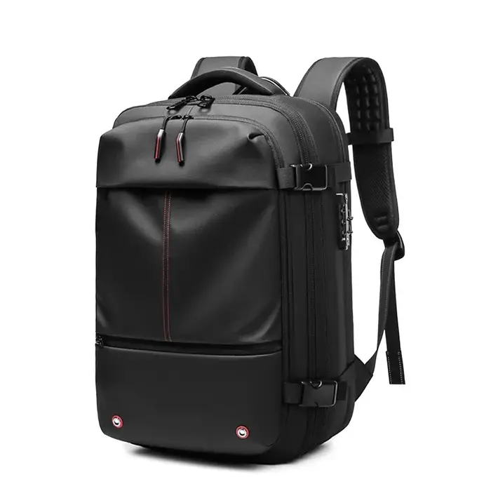 Sac à dos à compression sous vide pour ordinateur portable, sac à dos de voyage pour hommes, grande