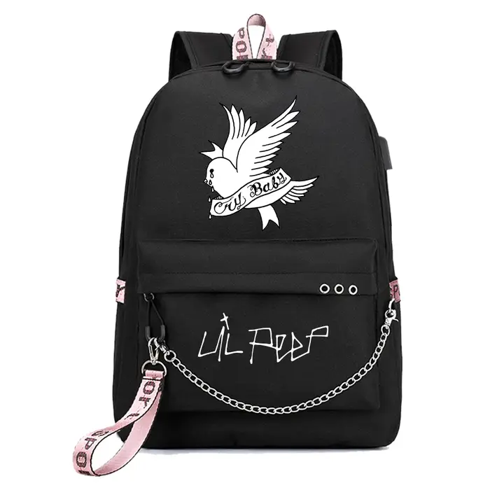 Lil peep sac à dos étudiant mode Fans sacs à dos décontracté Sport sac d'école pour les Fans cadeau