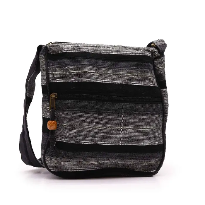 Lrg Nepal Sling Bag (Adjustable Strap) - Mountain Granite
