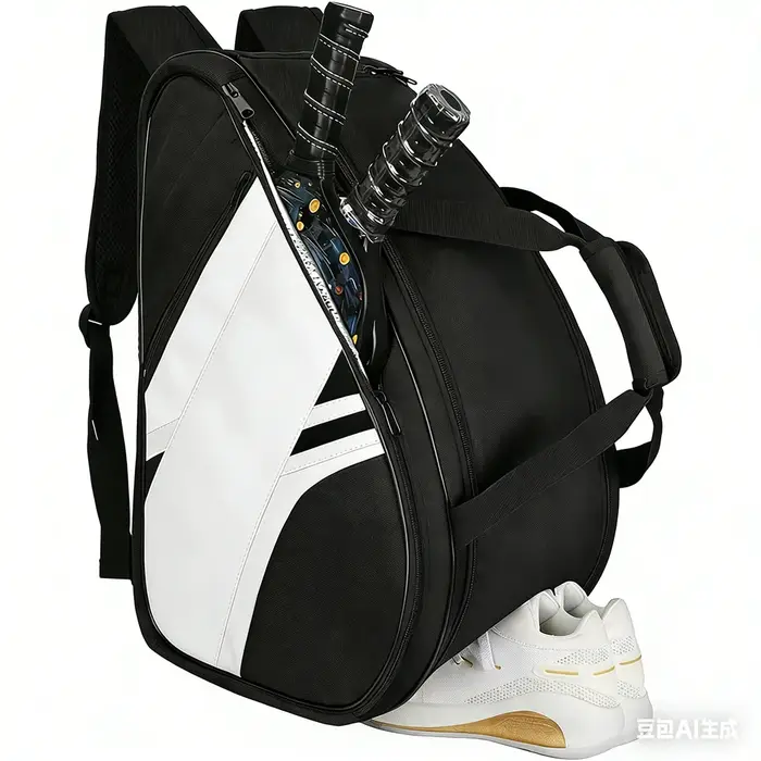 Sac à dos pour raquette de pickleball avec sac à balles