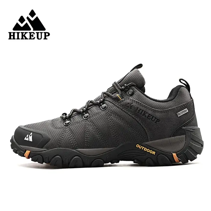 HIKEUP chaussures de randonnée antidérapantes pour hommes vêtements de plein air respirants résistan