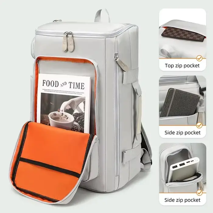 Sac à dos de voyage avec séparation sec/humide