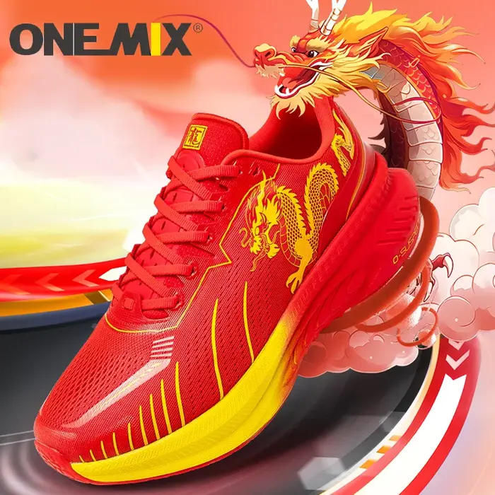 ONEMIX loong nouvelles baskets tampon chaussures de course coureurs lourds hommes antidérapant respi