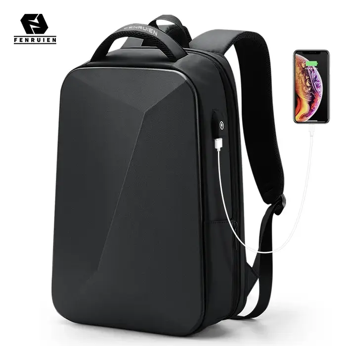 Fenruien marque sac à dos pour ordinateur portable Anti-vol étanche sacs à dos d'école USB charge hommes sac de voyage d'affaires sac à dos nouveau Design