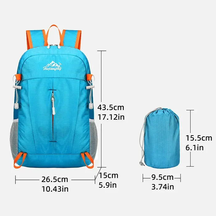 17l sac à dos pliant portatif sac à dos