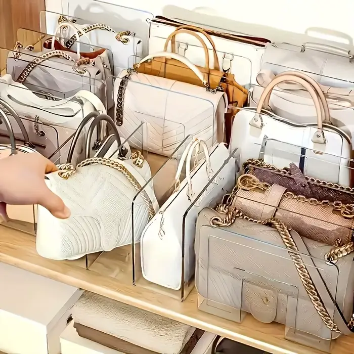 Organisateur de sac, avec compartiments gain de place