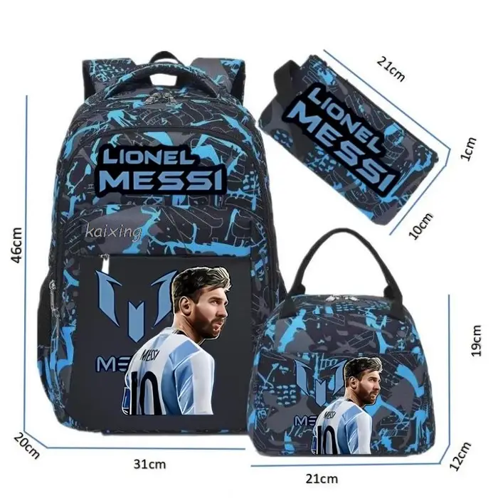 Nouveau sac à dos Messi pour adolescents