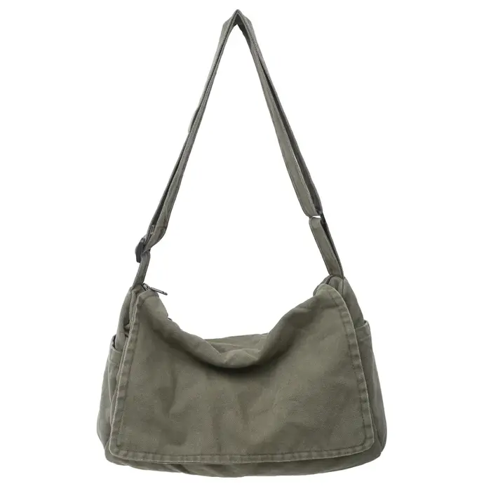 Sac messager tendance à rabat, sac bandoulière décontracté grande capacité, sac à l'épaule tendance