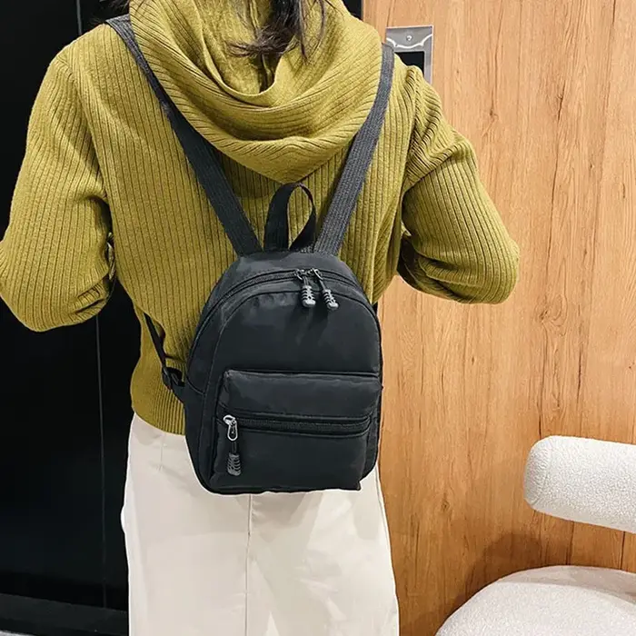 Mini sacs à dos tendance en Nylon pour femmes