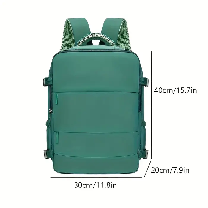 Sac à dos de voyage extensible, 180 ° Sac de voyage ouvrable, sac décontracté multi-poches pour