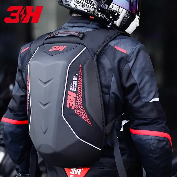 Sac à dos de moto en maille respirante et imperméable