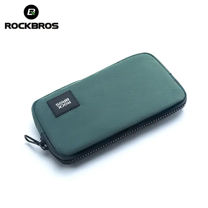 ROCKBROS Sac de téléphone de cyclisme sac à main multifonctionnel portable sac de transport léger petite taille rangement de pièces de monnaie portefeuille 03 utilisation