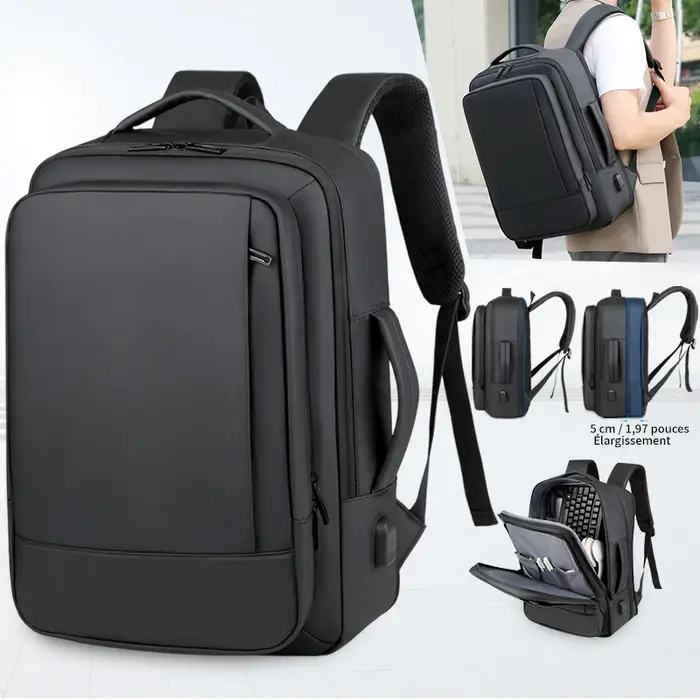 Sac à dos pour homme pour les déplacements professionnels, sac pour ordinateur portable multifonctio
