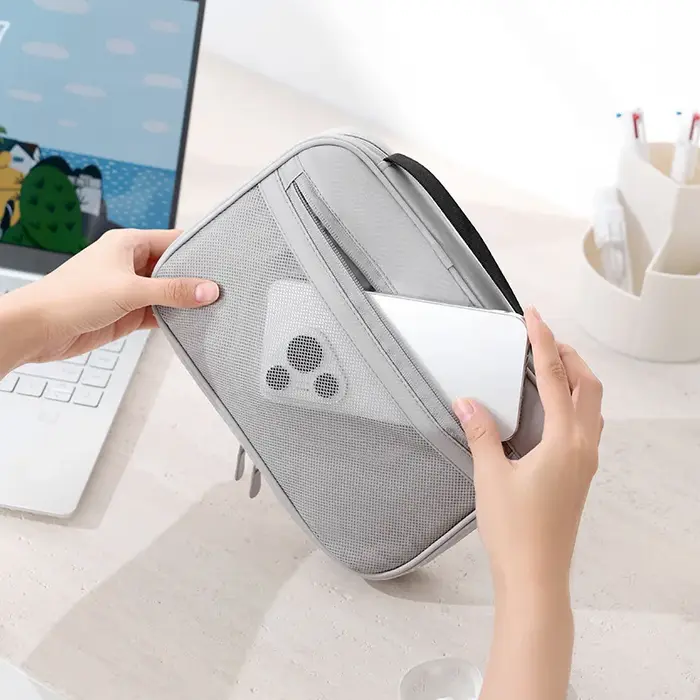 Sac de rangement multifonctionnel pour câbles de données