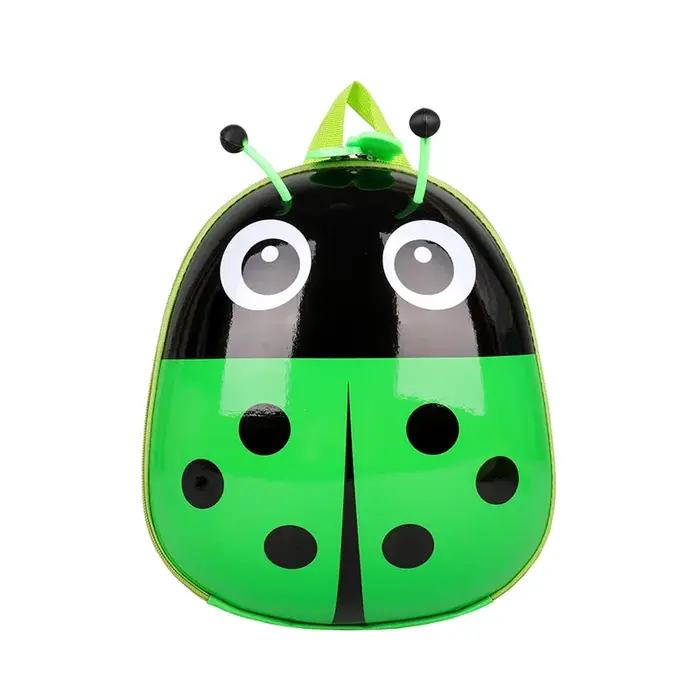 Sac à dos adorable en forme de coquille de coccinelle pour garçons et filles de maternelle