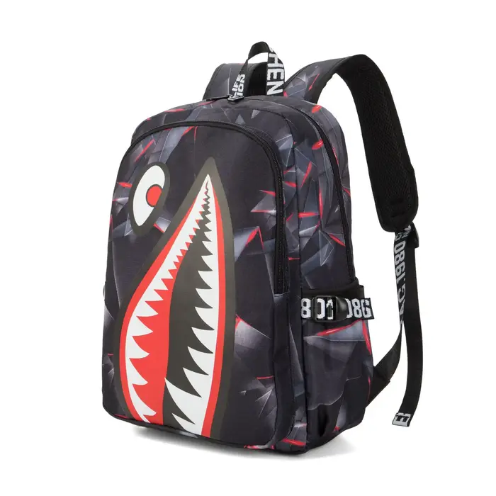 Sac à dos pour requin moyen, sac à dos pour garçons, sacs d'école pour enfants, dos de voyage