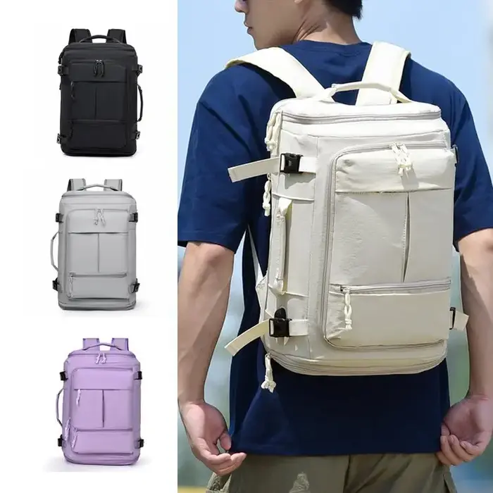 Sac à dos grande capacité avec compartiment sec et humide séparé