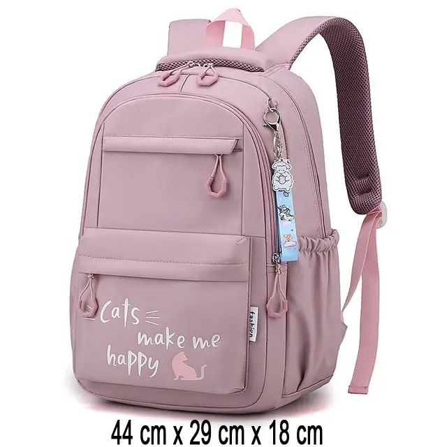 Fille sac d'école sac à dos sac à dos pour adolescent femmes enfants femme rose cartable primaire ha