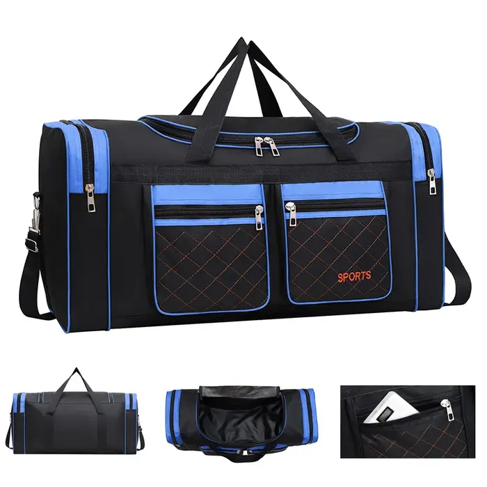 Sac polochon de voyage en nylon pour homme