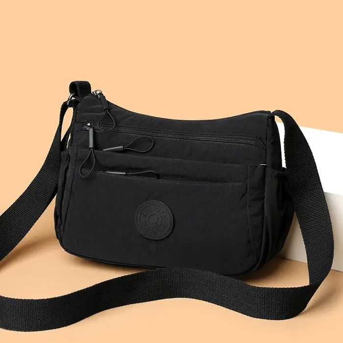 Sac à bandoulière décontracté multicouche pour femmes