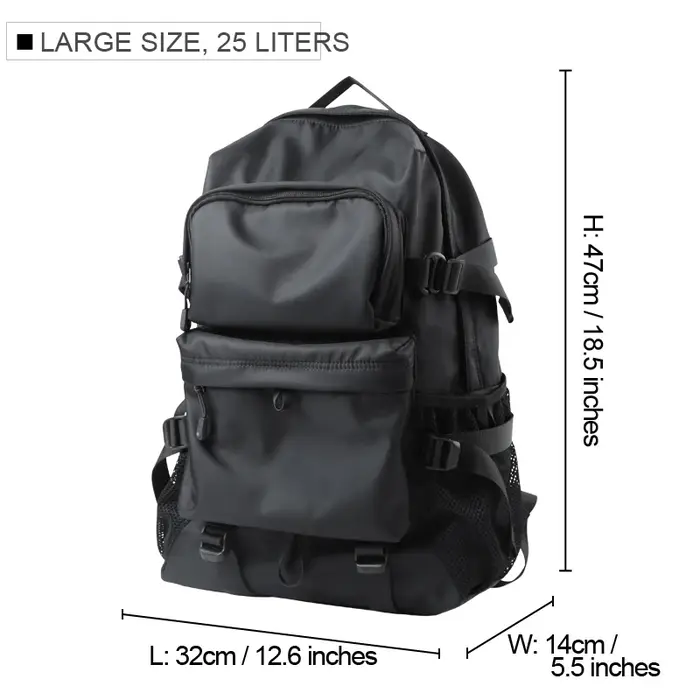 Style décontracté homme sac à dos grande capacité 17 pouces ordinateur portable voyage sac à dos Tid