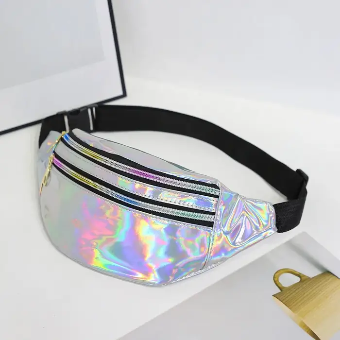 Sac de taille Laser ceinture sac holographique Fanny Pack concepteur mignon