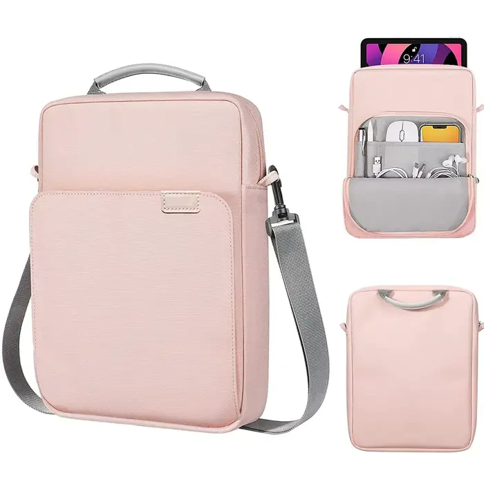 Sac à bandoulière pour MacBook Air 13, étui M4 M3 M2 M1, pochette d'ordinateur 13.6 pouces pour iPad