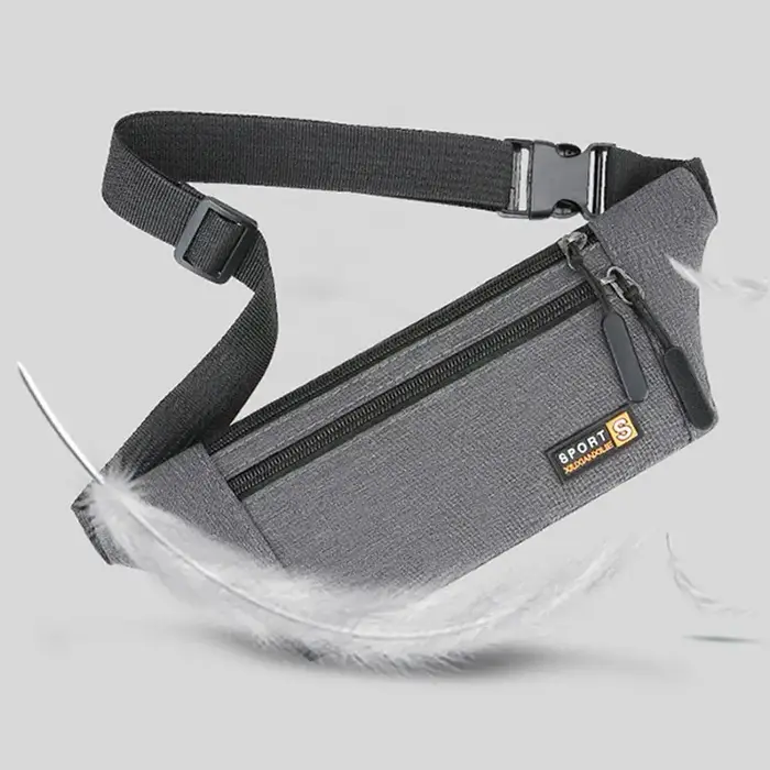 Sac banane multifonction en nylon pour homme et femme