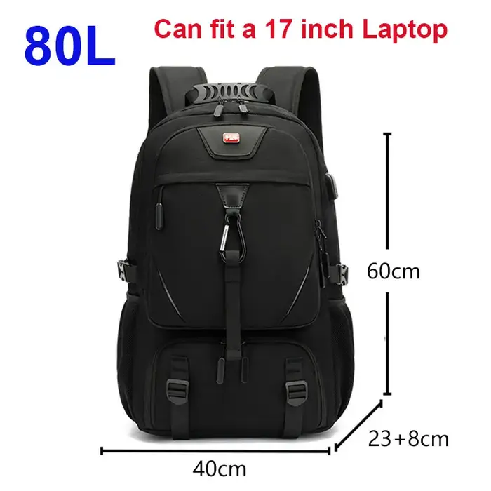 50L 60L 80L sac à dos de voyage pour femmes et hommes grande capacité en plein air étanche