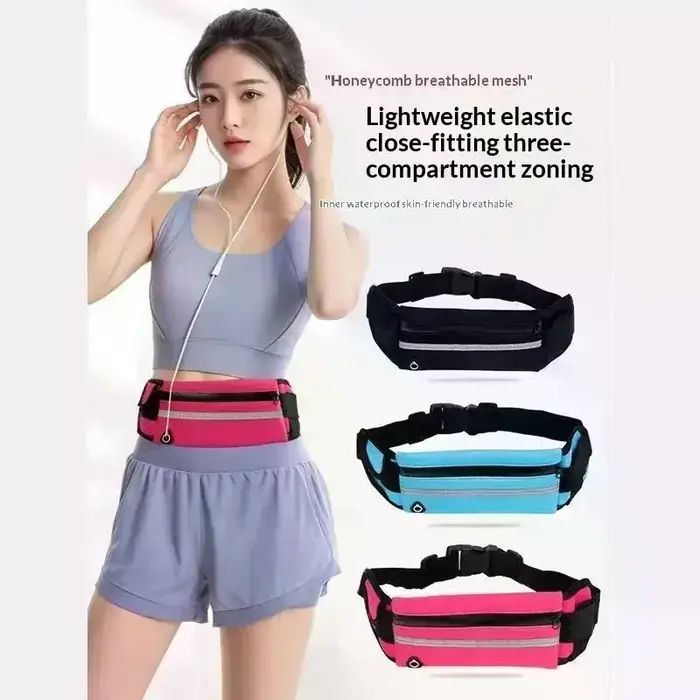 1 sac banane de sport polyvalent et imperméable au design élégant pour un ajustement confortable lors des activités