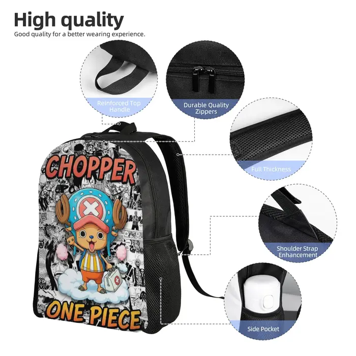 Sac à dos scolaire Kawaii Tony