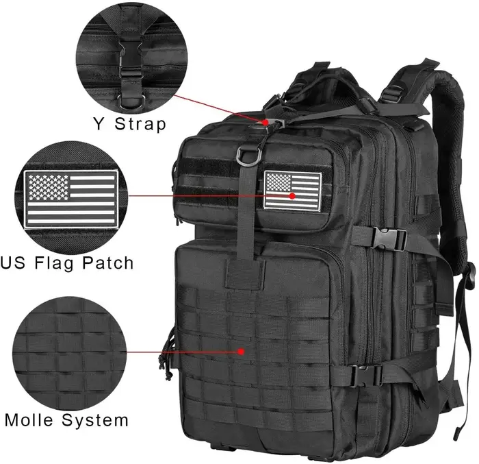Sac à dos tactique militaire A1 60L pour hommes