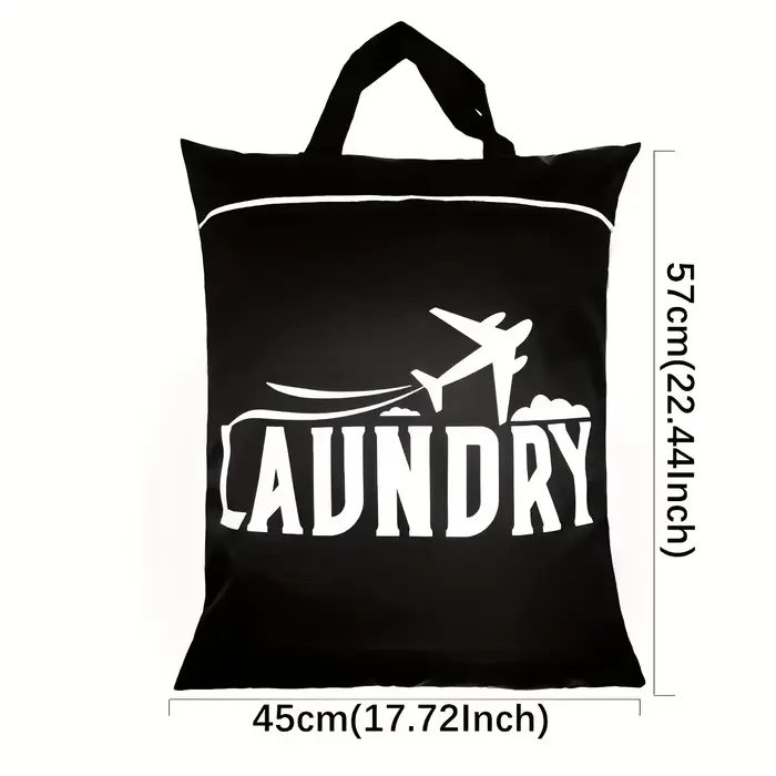 1 grand sac à linge de voyage avec poignée