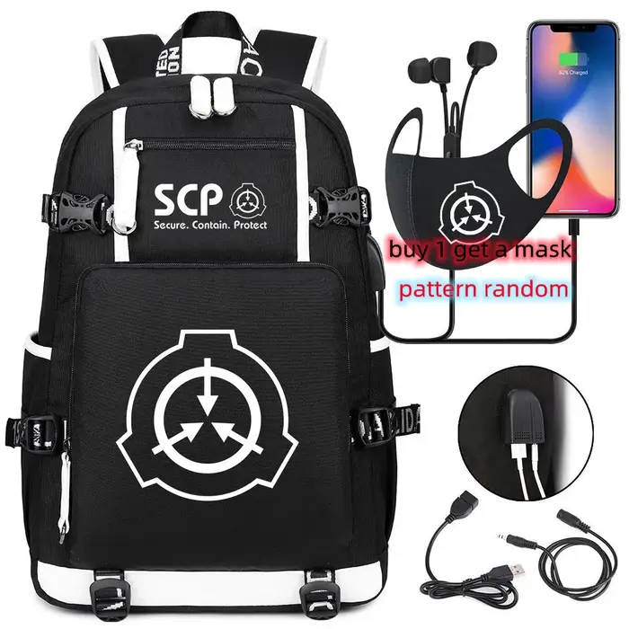 Sac à dos SCP Foundation Cartable noir