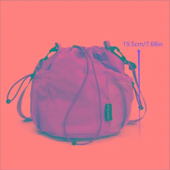 Simple Large Capacity Drawstring Bucket Bag Shoulder Bag Women Tote Bag Cell Phone Purse Pouch Versatile Reusable Crossbody Bags