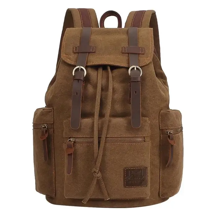 Sacs à dos vintage en toile pour hommes et femmes