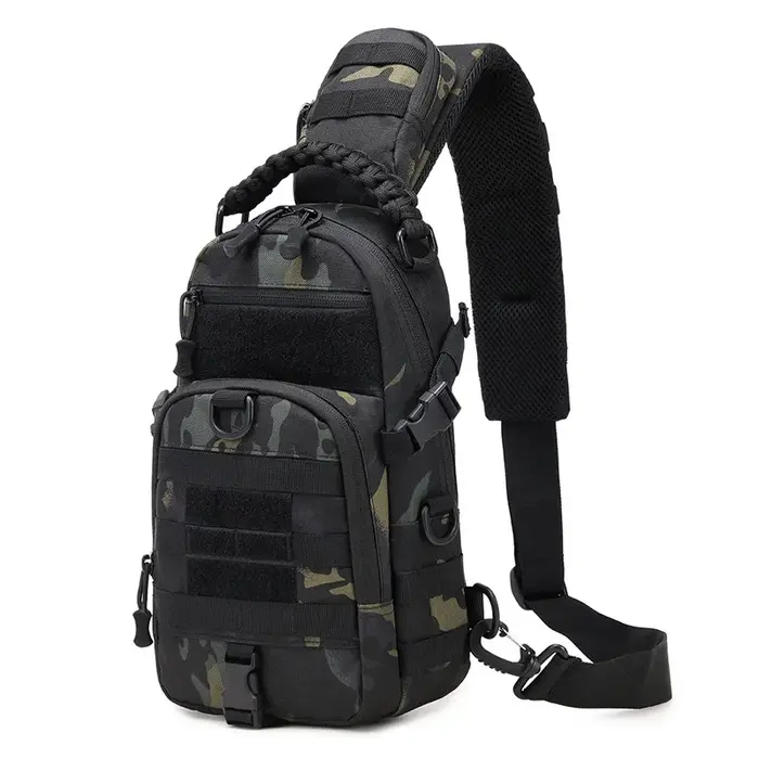 Sac de poitrine de Camping sac à dos tactique pour hommes sport épaule randonnée en plein air escala
