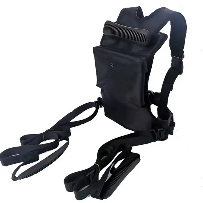 Harnais de traction réglable pour enfants avec sac à dos intégré, harnais de ski d'entraînement lége