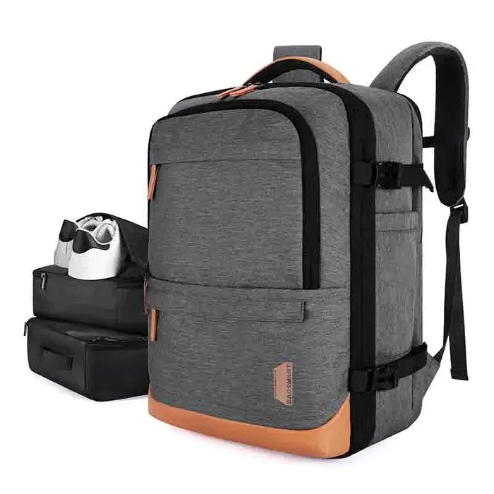 BAGSMART valise sac à dos de voyage pour Easyjet cabine sac 45x36x20 sacs à dos pour hommes remplaçable étanche 17 ''sac