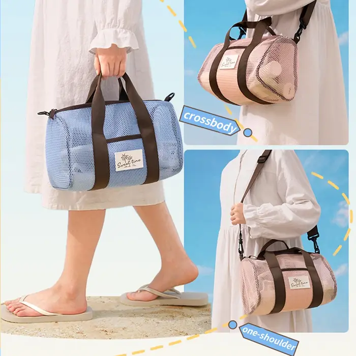 Sac de plage en maille respirante