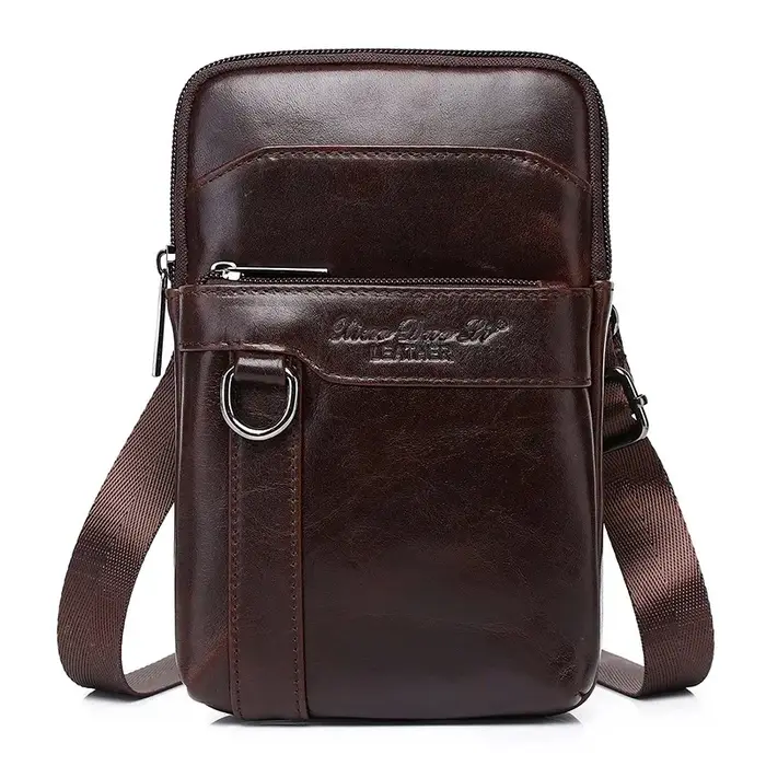 Mini Sac à Bandoulière en Cuir group pour Homme